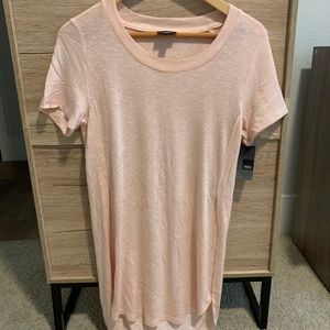 NWT Pale Pink Mossimo Hi-Lo top size XS